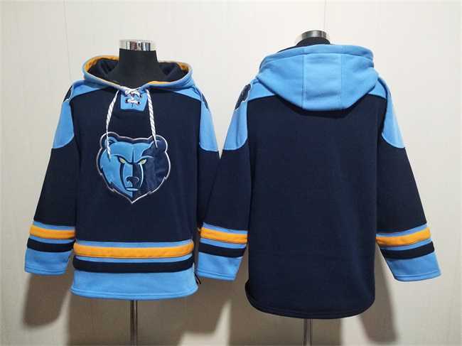 Men's Memphis Grizzlies Blank Navy Ageless Must-Have Lace-Up Pullover Hoodie,We sell and wholesale Men's Memphis Grizzlies Blank Navy Ageless Must-Have Lace-Up Pullover Hoodie on line form chian!